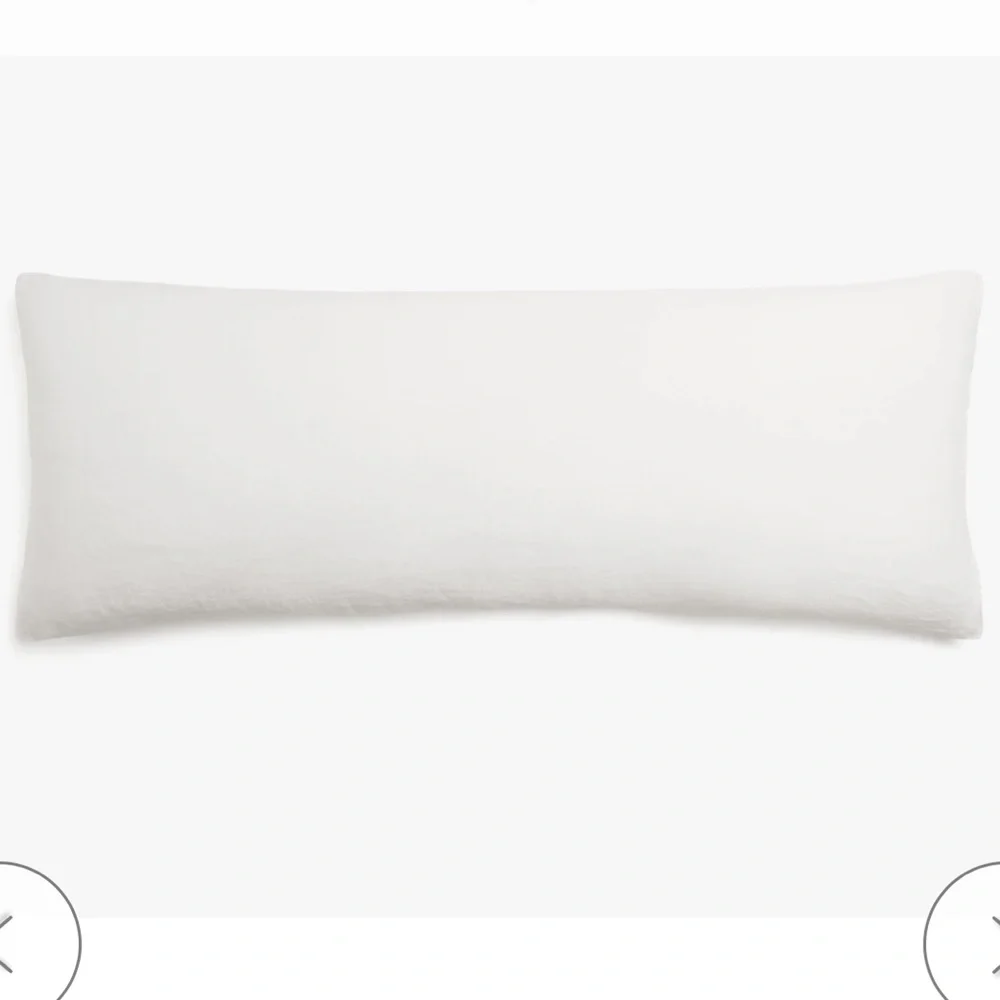 NWT Parachute Vintage Linen Body Pillow Case Antique White Parachute bedding